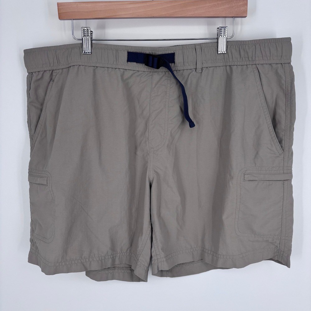 Duck Head On The Fly Performance Shorts Mens XL Nylon Belted Cargo Hiking Preppy